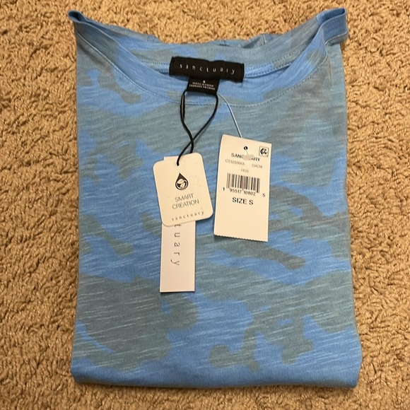 Sanctuary blue camo short sleeve tee - Picture 2 of 9